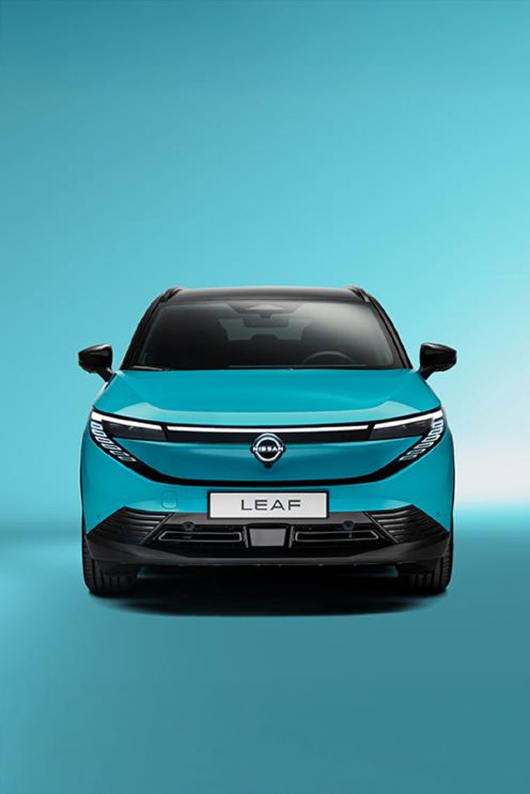 Avant-leaf nissan leaf face arrière
