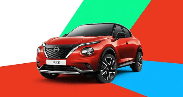Nissan Juke rouge, essence ou hybride