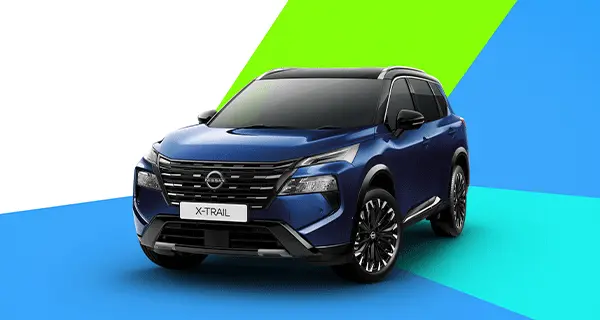 Nissan X-Trail hybride bleu